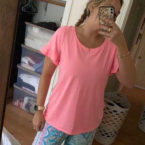 Bright pink soft shirt